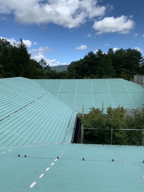群馬県草津市　屋根・外壁塗装進捗状況サムネイル